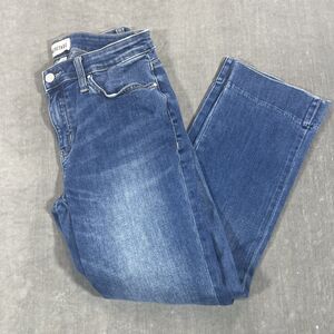 Meritage‎ Womens 28 Blairwood Light Wash Straight Leg Mid Rise Stretch Jeans